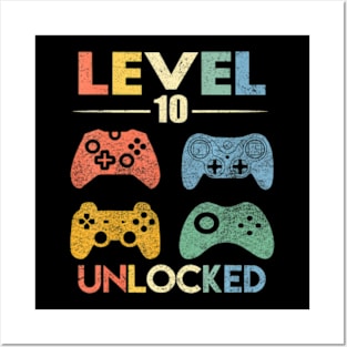 Level 10 Video 10th Birthday Posters and Art